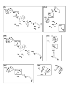 Part Location Diagram of 995010 Briggs and Stratton COMMERCIAL MOWERS KIT